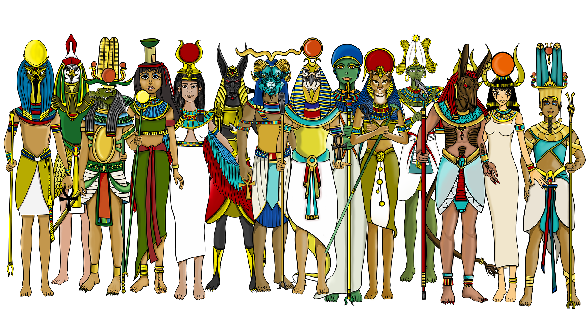 The Fourteen Sun Gods Pantheon