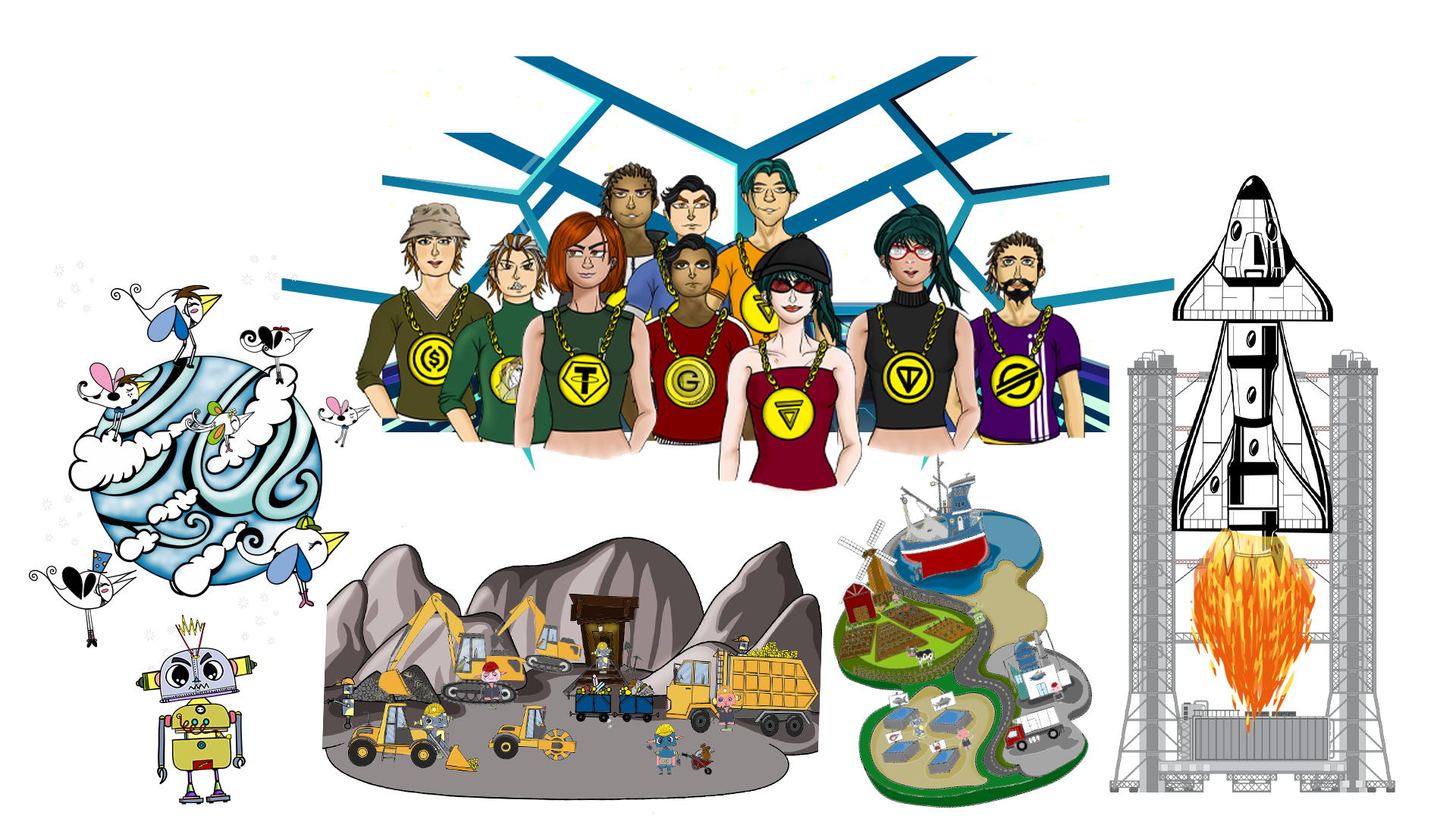 Engaging in Diverse Realms
