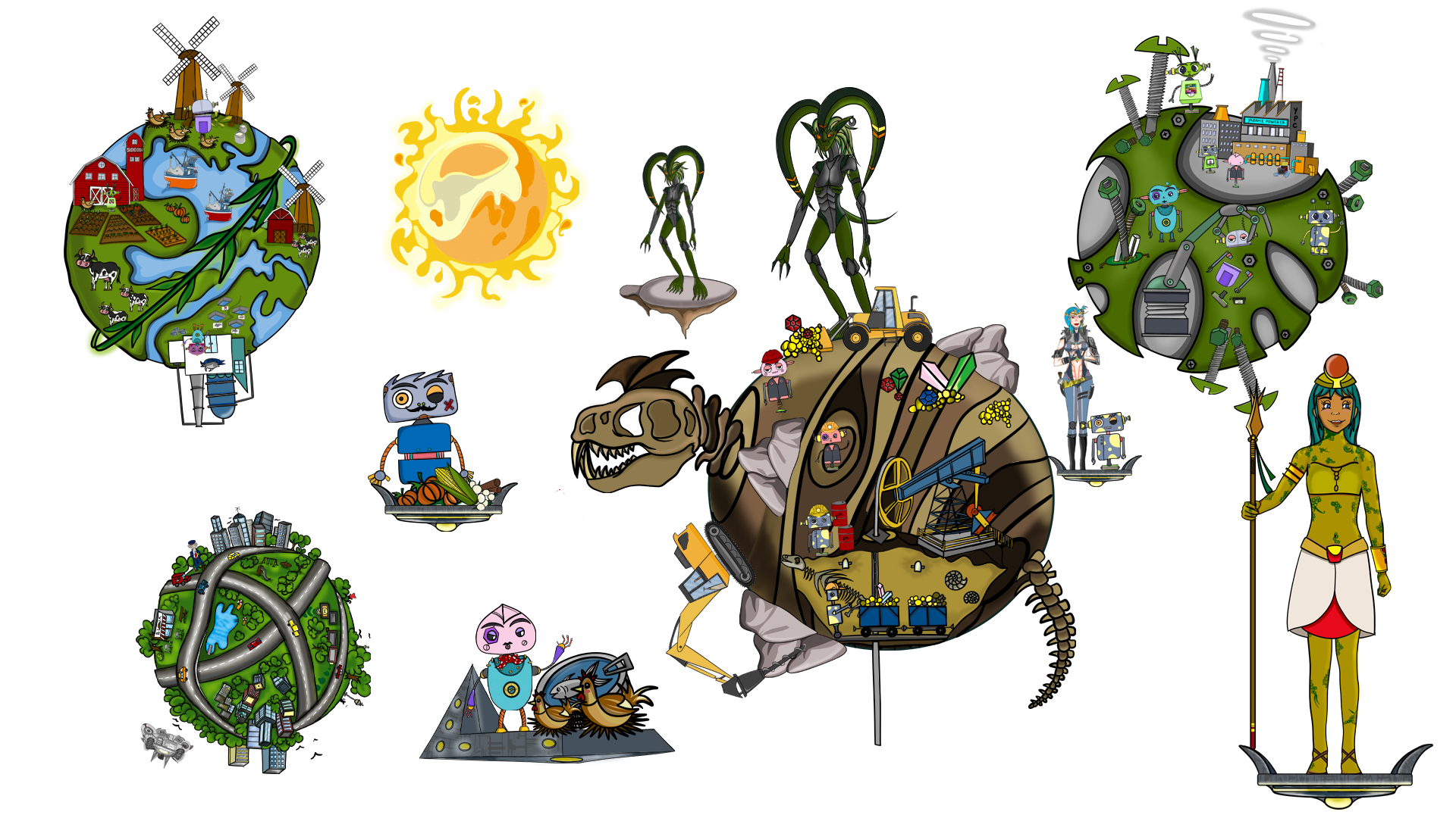 The Worlds of Neterios